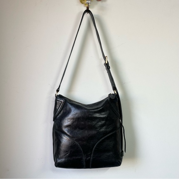 ❤️ SOLD ❤️ Cole Haan Leather Bag Adjustable Shoulder Strap Long Short Black EUC - Picture 3 of 9